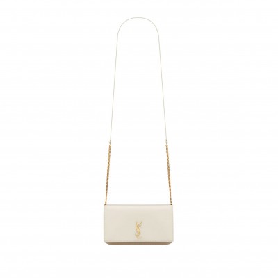 YSL CASSANDRE PHONE HOLDER IN SMOOTH LEATHER 6350950U40J9207 (18*11*2.5cm)